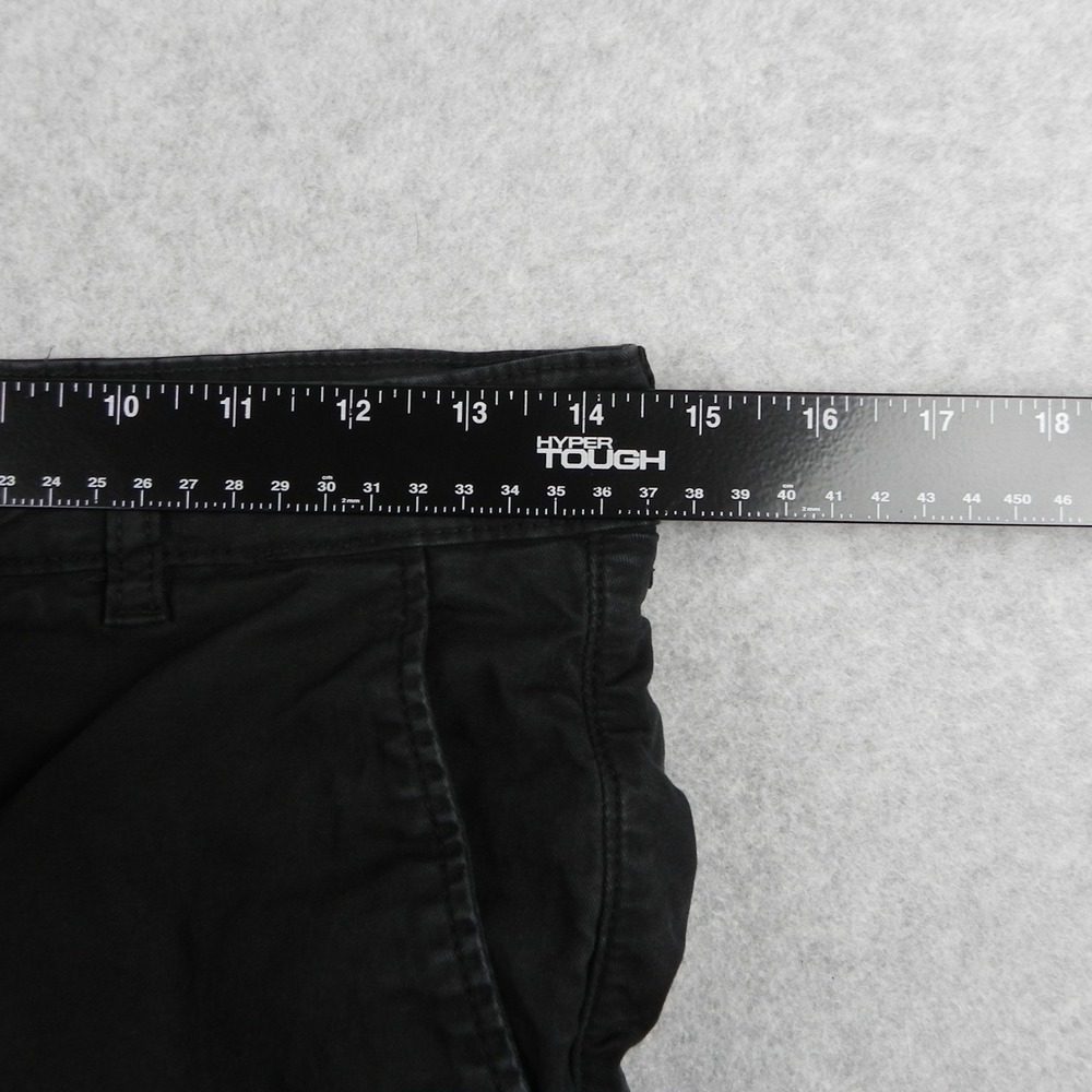 Zara Pants Mens 29x30 Slim Fit Chino Casual Stretch Flex Flat Front Black - Picture 5 of 9